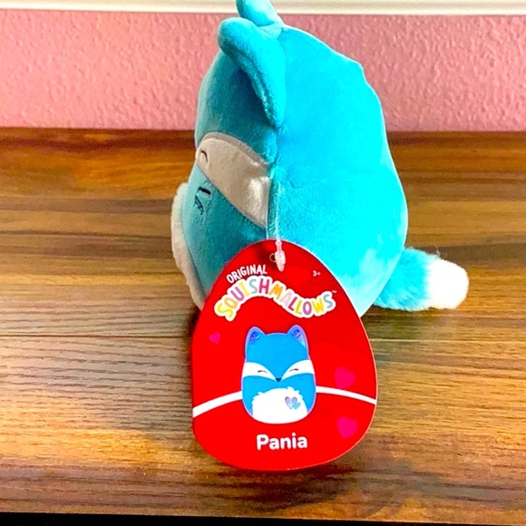 NWOT  SQUISH-MALLOW (PANIA) BLUE FOX 🦊 VALENTINES 💘 DAY, - Picture 2 of 3